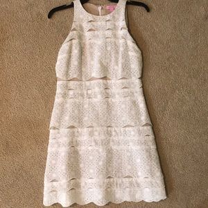 LILY PULITZER WHITE LACE DRESS